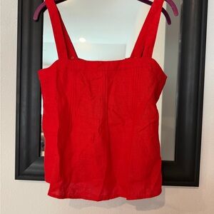 J. Crew Vibrant Red Camisole